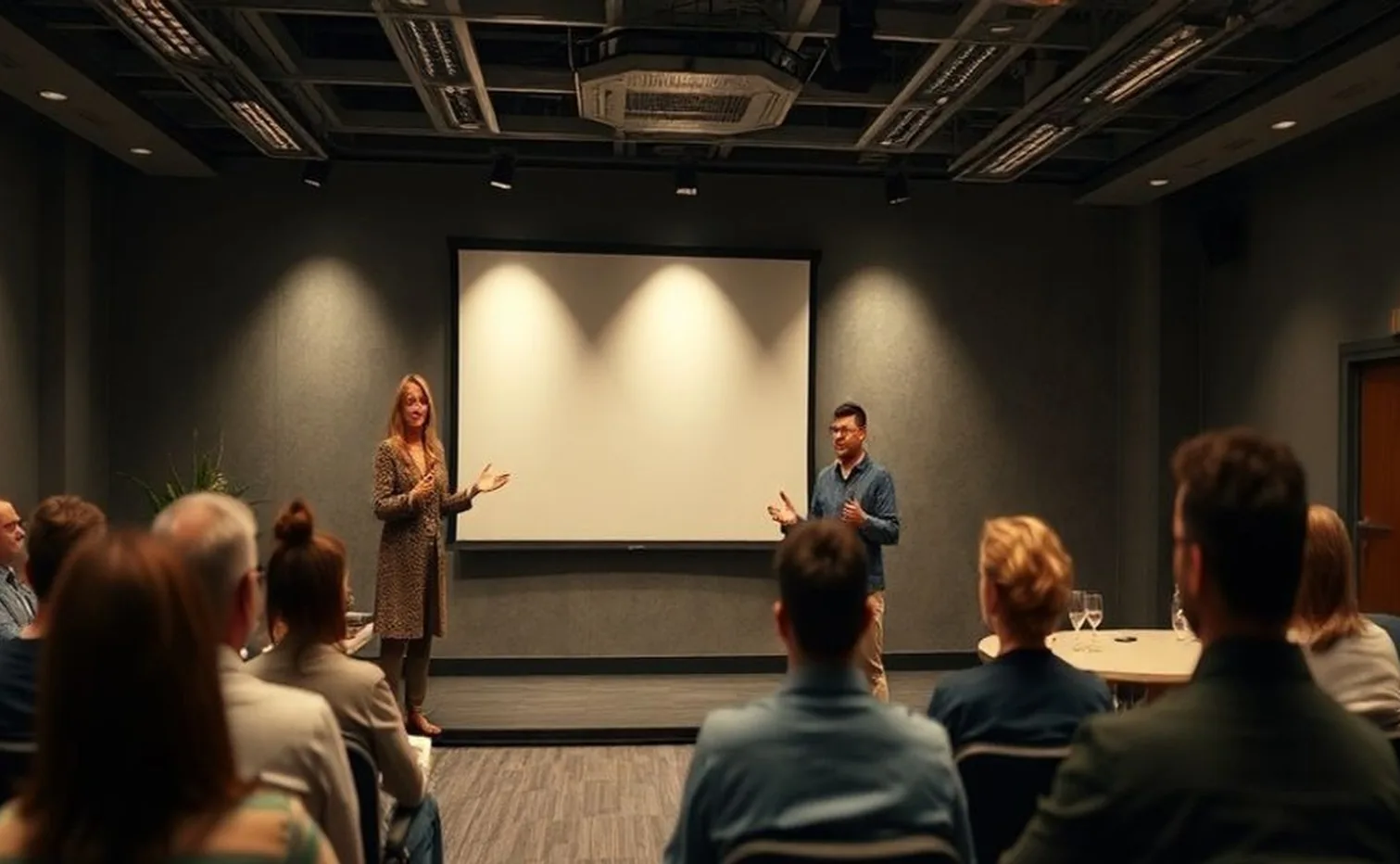 Professional speaking development center with comfortable coaching environment